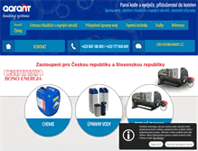 Tablet Screenshot of kotle-garant.cz